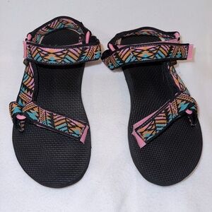 Teva Hurricane XLT2 Women’s Sandals Size 5 - Vibrant Multi-Color Pattern